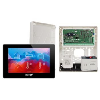 ZESTAW ALARMOWY SATEL INTEGRA 128 PLUS + INT-TSH2-B + OPU-3P + AWT800 + 17Ah